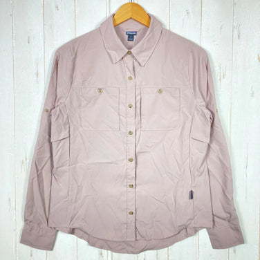 【Women's S ベージュ系】 2022 Patagonia ( パタゴニア ) ロングスリーブ セルフガイデッド ハイク シャツ Long-Sleeved Self-Guided Hike Shirt STYM ポリエステル ウェア トップス インナー シャツ ロ