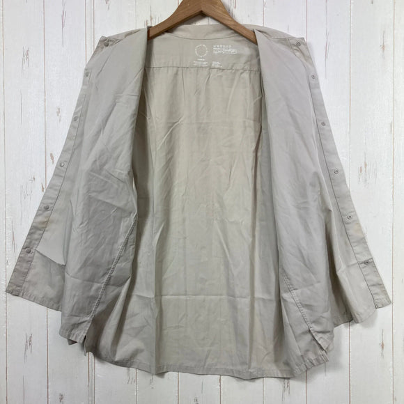 【Unisex M ベージュ系】 Yamatomichi ( 山と道 ) バンブー シャツ Bamboo レーヨン ウェア トップス インナー シャツ ロングスリーブシャツ 化繊 z00058342  化繊 ロングスリーブシャツ インナー シャツ トップス ウェア