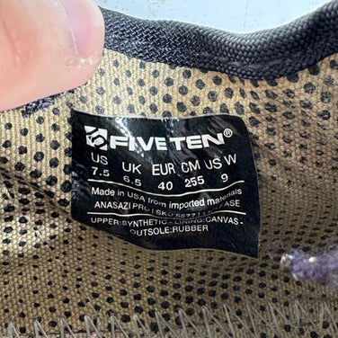 【Men's 25.5cm オレンジ系】 Fiveten 5.10 ( ファイブテン ) アナサジ プロ Anasazi Pro Stealth C4 / Mi6トーパッチ / ベルクロ フットウェア ロッククライミングシューズ z00060800  ロッククライミングシュー
