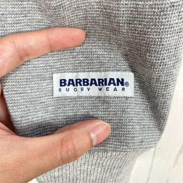 [Men's S Gray] Barbarian Cotton Full-Zip Hoodie Cotton Wear Top Inner Shirt Hoodie Cotton z00058761 Cotton Hoodie Inner Shirt Top Wear
