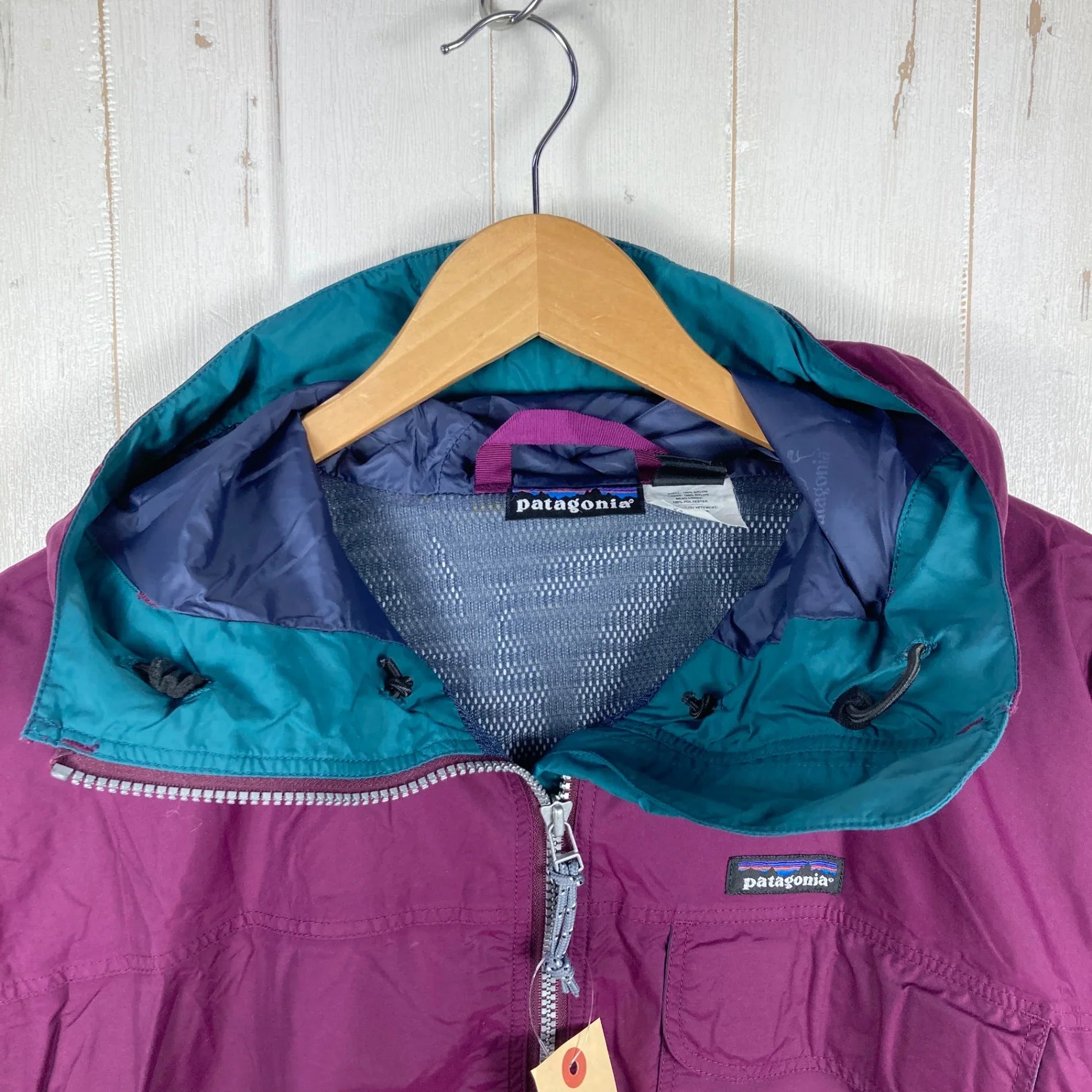 k*i様 patagonia スカーゴアノラック　パープル PATAGONIA SKANORAK（'95/GOOD CONDITION/X-LARGE） - 古着屋