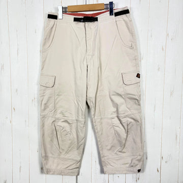 【Men's M ベージュ系】 2000s Prana ( プラナ ) クライミング ニッカー パンツ Climbing Knicker Pants 生産終了モデル 入手困難 クロップドパンツ クライミングパンツ コットン ウェア ボトムス ショーツ ショートパンツ