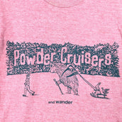 【Unisex 1 レッド系】 And Wander ( アンドワンダー ) パウダー クルーザー Tシャツ AW43-JT067 Unisex コットン ショートスリーブTシャツ クルーネック インナー シャツ トップス ウェア - 【公式】2ndGEAR（セカンドギア）Webショップ【登山用品・アウトドア用品専門 買取販売店】