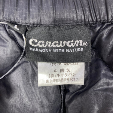 【Unisex L ブラック系】 Caravan ( キャラバン ) ダウン インナー パンツ Down Inner Pants ウェア ボトムス ロングパンツ ダウンインサレーション z00057038  ダウンインサレーション ロングパンツ ボトムス ウェア