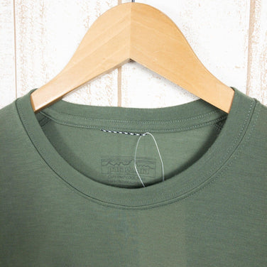 【Men's S グリーン系】 Patagonia ( パタゴニア ) キャプリーン クール トレイル シャツ Capliene Cool Trail Shirts ポリエステル 24496 International Men's INDG 化繊 ショートスリーブT - 【公式】2ndGEAR（セカンドギア）Webショップ【登山用品・アウトドア用品専門 買取販売店】