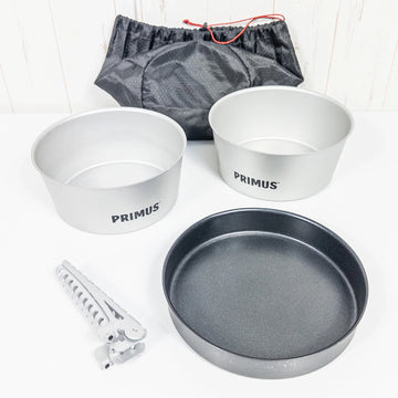 【OneSize シルバー系】 Primus ( プリムス ) エッセンシャルポットセット 1.3L 生産終了モデル 入手困難 アルミ クックウェア クッカー コッフェル z00053252  クッカー コッフェル クックウェア