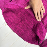 Phenix Ease Melange Long Sleeve Jacket, Women's, Size L, Pink. Polyester fleece top, outerwear jacket, size z00055657.