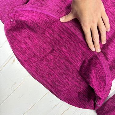 Phenix Ease Melange Long Sleeve Jacket, Women's, Size L, Pink. Polyester fleece top, outerwear jacket, size z00055657.