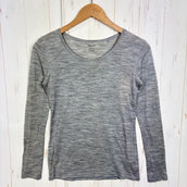 【Women's XS グレー系】 Icebreaker ( アイスブレーカー ) スピア ロングスリーブ クルー Speare LS Crewe メリノウール ウェア トップス インナー シャツ ロングスリーブTシャツ クルーネック ウール z00059036  ウー