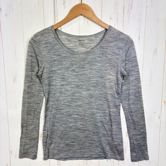 【Women's XS グレー系】 Icebreaker ( アイスブレーカー ) スピア ロングスリーブ クルー Speare LS Crewe メリノウール ウェア トップス インナー シャツ ロングスリーブTシャツ クルーネック ウール z00059036  ウー