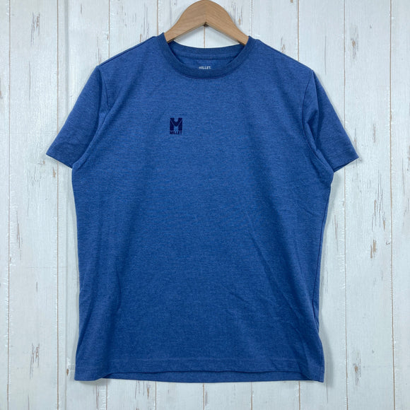 【Men's S ネイビー系】 Millet ( ミレー ) インセクト バリヤー M ロゴ Tシャツ ショート スリーブ INSECT BARRIER M LOGO T-SHIRT SHORT SLEEVE 防虫 吸水速乾 UPF20 ポリエステル ウェア トップ