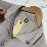 【Unisex M ベージュ系】 Nruc ( ヌルク ) ギャスパー エア シャツ GASPER Air SHIRT Beige TORAY Dot Air / 2WAYストレッチ / 速乾 ポリエステル ウェア トップス インナー シャツ ショートスリーブシャツ