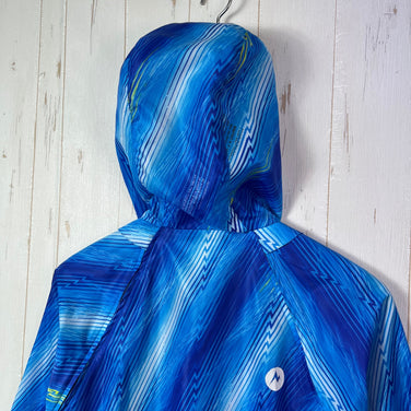 Marmot Convertible Wind Jacket, Men's Medium, Blue. Polyester. Outerwear/Tops/Windshell/Vest. z00055060.