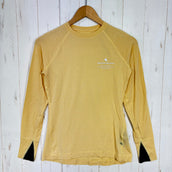 【Women's XS イエロー系】 Klattermusen ( クレッタルムーセン ) ファフネ クルー Fafne Crew ウェア トップス インナー シャツ ロングスリーブTシャツ クルーネック ウール z00058166  ウール ロングスリーブTシャツ クル