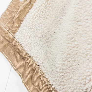 男式 M 米色 2020 Patagonia 绒毛衬里卡车司机夹克 (MJVK) - 停产款，难以找到 - 灯芯绒和有机棉上衣