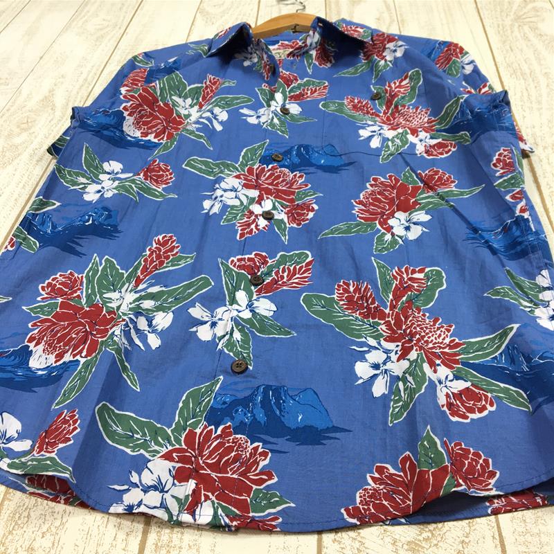 【男款S蓝】巴塔哥尼亚（Patagonia）Malihini Pataloha Shirt Aloha Shirt 很难获得 52561 国际男士 CERS 棉质短袖衬衫