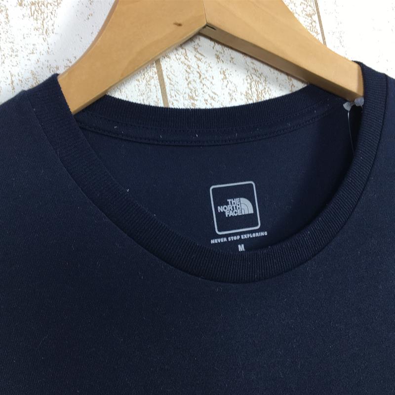 【Men's M ネイビー系】 The North Face ( ザ・ノースフェイス ) ショートスリーブ ボックスロゴ ライン ティー S/S Box Logo Line Tee Tシャツ NT32086 Asian Men's UN Urban Navy 化繊