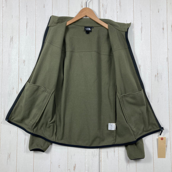 【Men's L グリーン系】 The North Face ( ザ・ノースフェイス ) マウンテン バーサ マイクロ ジャケット Mountain Versa Micro Jacket 軽量マイクロフリース 静電ケア ポリエステル ウェア トップス アウター ジャ