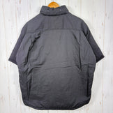 【Unisex 2 ブラック系】 迷迭香 ( マンネンロウ ) パデッド ショートスリーブ シャツ Padded Short Sleeve Shirt Black z00058950 Black 化繊インサレーション アウター ジャケット トップス ウェア