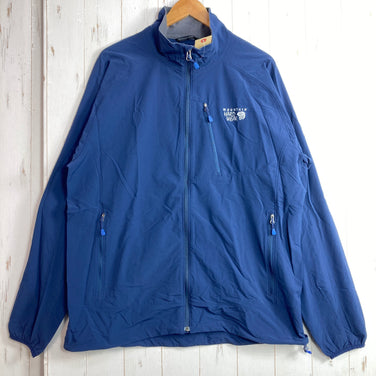 【Men's XL ネイビー系】 Mountain Hardwear ( マウンテンハードウェア ) ライトウェイト ソフトシェル ジャケット Lightweight Softshell Jacket ウェア トップス アウター ジャケット ソフトシェル z00057