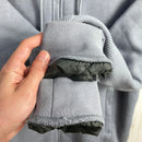 【Men's S グレー系】 Cloudveil ( クラウドベイル ) ボンディング シェルパ ニット ワッフル フーデッド フルジップ Bonded Sherpa Knit Waffle Hooded Full Zip コットン ウェア トップス インナー シ-6