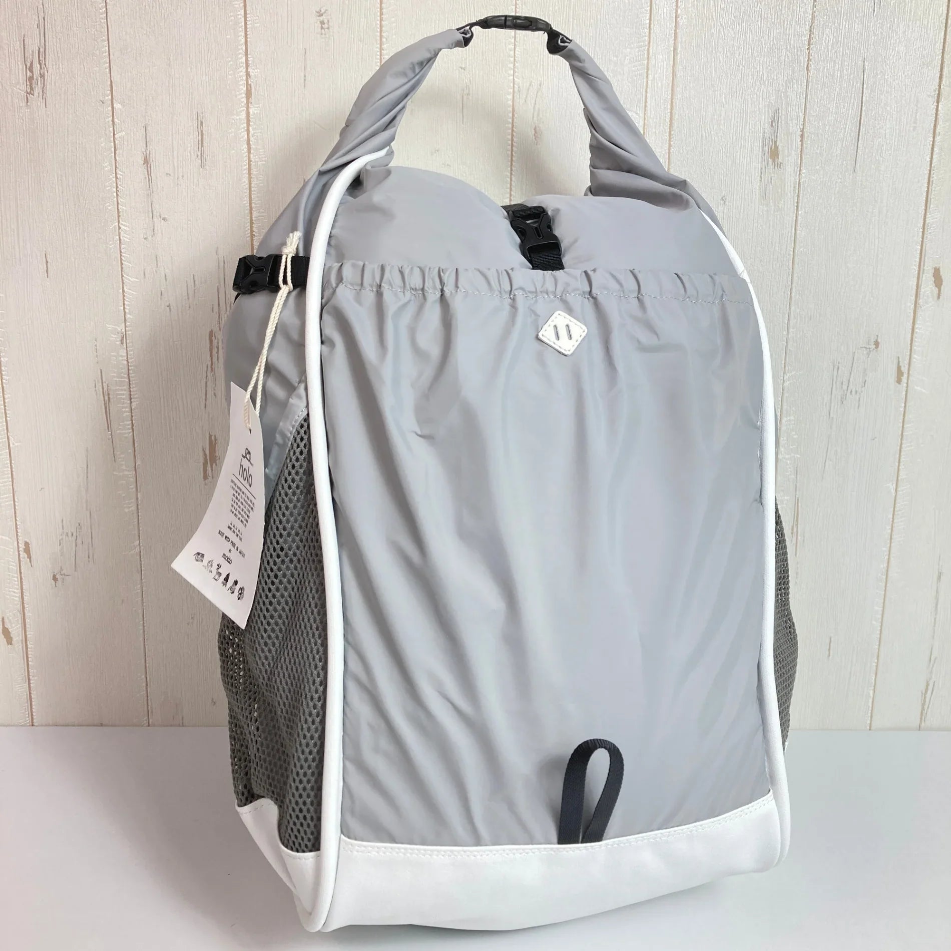 【OneSize グレー系】 holo（ホロ） オーブエム Orb M Light Gray x White ナイロン バッグ ストレージ バックパック デイパック 容量【～29L】 z00052139 Light Gray x White デイパック 容量【～2 - 【公式】2ndGEAR（セカンドギア）Webショップ【登山用品・アウトドア用品専門 買取販売店】