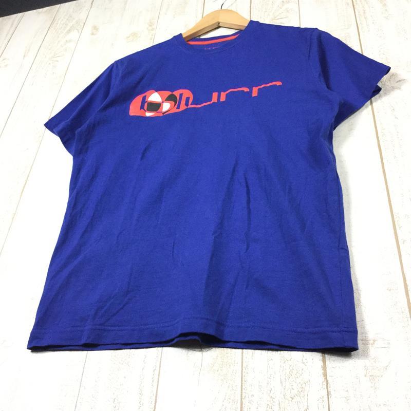 【Men's S ブルー系】 Blurr ( ブラー ) グラフィック ロゴ Tシャツ Graphic Logo T-Shirt 生産終了モデル International Men's  コットン ショートスリーブTシャツ クルーネック インナー シャツ トップス