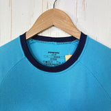 【Men's S ブルー系】 2011 Patagonia ( パタゴニア ) キャプリーン 3 ミッドウェイト クルー Capilene 3 Midweight Crew ポリエステル ウェア トップス インナー シャツ ショートスリーブTシャツ クルーネック