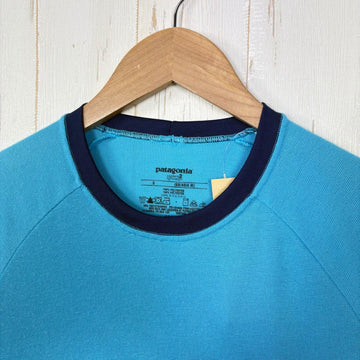 【Men's S ブルー系】 2011 Patagonia ( パタゴニア ) キャプリーン 3 ミッドウェイト クルー Capilene 3 Midweight Crew ポリエステル ウェア トップス インナー シャツ ショートスリーブTシャツ クルーネック - 0