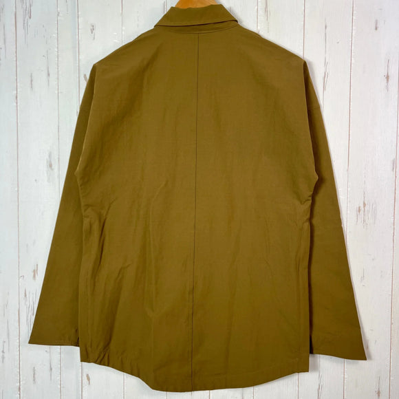 【Unisex S ブラウン系】 Axesquin ( アクシーズクイン ) ヤマニ ノボッタ カモシレナイ Yamani Nobotta Kamoshirenai トビイロ ナイロン ウェア トップス インナー シャツ ロングスリーブシャツ 化繊 z00053539
