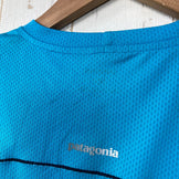 【Men's S ブルー系】 Patagonia ( パタゴニア ) エア フロー タンク Air Flow Tank ポリエステル ウェア トップス インナー シャツ ショートスリーブTシャツ クルーネック 化繊 z00059410  化繊 ショートスリーブTシ