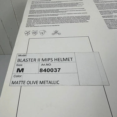 Sweet Protection Blaster II Mips Helmet, Matte Olive Metallic, Unisex, M/L, Green, Sample Product, z00055472, M