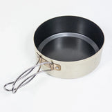 One Size Silver Uniflame (Uniflame) 17cm Deep Frying Pan with Stainless Steel Lid, Aluminum Cookware, Cookware, Cooker, Coffel, z00053251