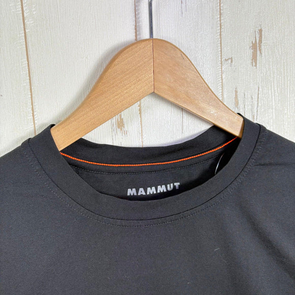 【Men's XS ブラック系】 Mammut ( マムート ) QD ロゴ プリント ロングスリーブ Tシャツ アジアンフィット QD Logo Print Longsleeve T-shirts AF 速乾 UVプロテクション UPF50+ ポリエステル ウェア