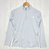 【Women's M グレー系】 The North Face ( ザ・ノースフェイス ) ロングスリーブ フラッシュドライ 3D ジップアップ Long Sleeve FlashDry 3D Zip Up ポリエステル ウェア トップス インナー シャツ ロングスリ