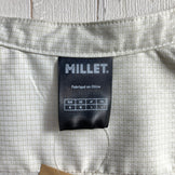 【Women's M アイボリー系】 Millet ( ミレー ) インセクト バリヤー チェック スタンドシャツ ロング スリーブ Insect Barrier Check Stand Shirt Long Sleeve ポリエステル ウェア トップス インナー シャツ