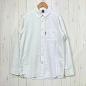 【Men's S ホワイト系】 Montbell ( モンベル ) WIC.ドライタッチ ロングスリーブシャツ Men's WIC. Dry-Touch Long Sleeve Shirt Men's ボタンダウン UVカット ポリエステル ウェア トップス インナ