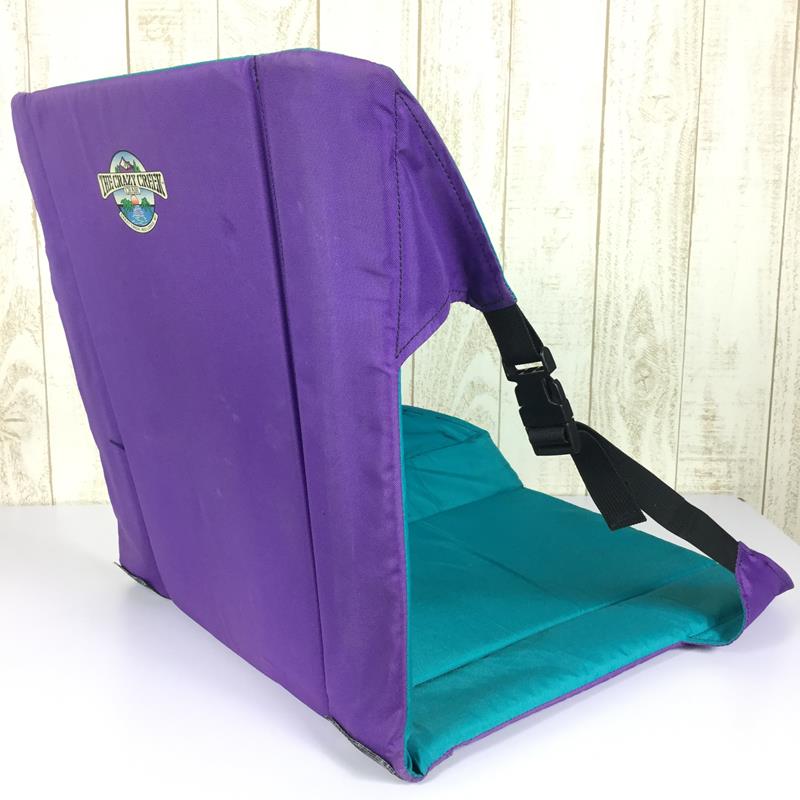 [One Size Purple] Crazy Creek Regular Chair Ground Chair Old Logo ACE Square Buckle Purple x Turquoise Chair Camping Furniture Camping Gear