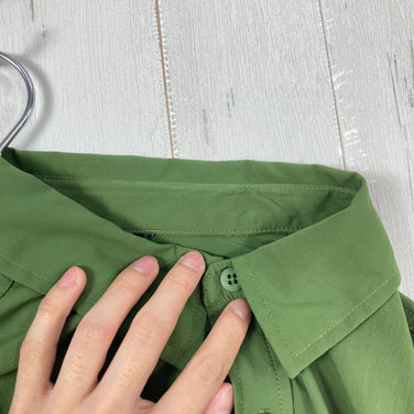 【Men's S グリーン系】 Rei ( アールイーアイ ) トレイルメイド ショートスリーブ シャツ Trailmade SS Shirt WoodLand Olive 入手困難 ナイロン ウェア トップス インナー シャツ ショートスリーブシャツ 化繊 z00