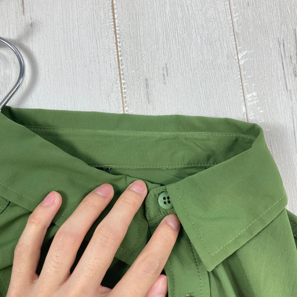 【Men's S グリーン系】 Rei ( アールイーアイ ) トレイルメイド ショートスリーブ シャツ Trailmade SS Shirt WoodLand Olive 入手困難 ナイロン ウェア トップス インナー シャツ ショートスリーブシャツ 化繊 z00