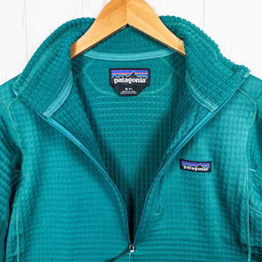 [男士 M 绿色] 2021 Patagonia R1 套头衫 BRLG 涤纶羊毛夹克 (z00053021)