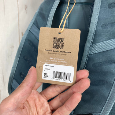 【Unisex M ブルー系】 2026 Patagonia ( パタゴニア ) テラヴィア パック 28L Terravia Pack 28L BLSG / Blue Sage レインカバー付属 リップストップ ナイロン バッグ ストレージ バックパック デイパッ