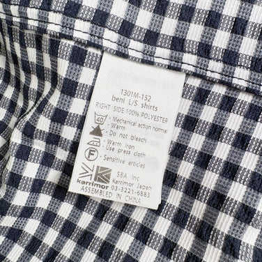 【Men's L ブラック系】 Karrimor ( カリマー ) ベニ シャツ ロングスリーブ beni shirts L/S 4WAYストレッチ｜速乾 ポリエステル ウェア トップス インナー シャツ ロングスリーブシャツ 化繊 z00060667  化繊 ロン