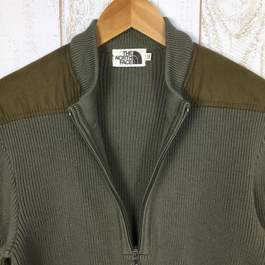 【Men's XL ブラウン系】 The North Face ( ザ・ノースフェイス ) スウェードパッチ ウール セーター Suede-Patched Wool Sweater ニット プルオーバー 茶タグ 旧タグ ビンテージ 生産終了モデル 入手困難 Asian - 【公式】2ndGEAR（セカンドギア）Webショップ【登山用品・アウトドア用品専門 買取販売店】