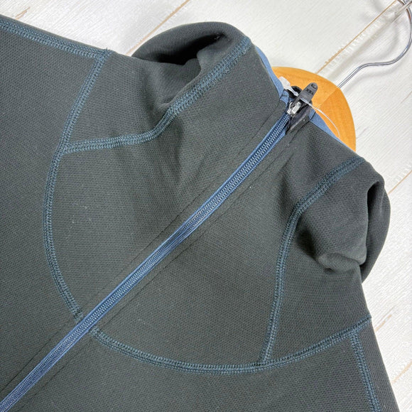 【Men's L ブラック系】 Finetrack ( ファイントラック ) メリノスピン サーモ フーディ Merinospin Thermo Hoody ポリエステル ウェア トップス インナー シャツ フーディ ウール z00055206  ウール フーディ