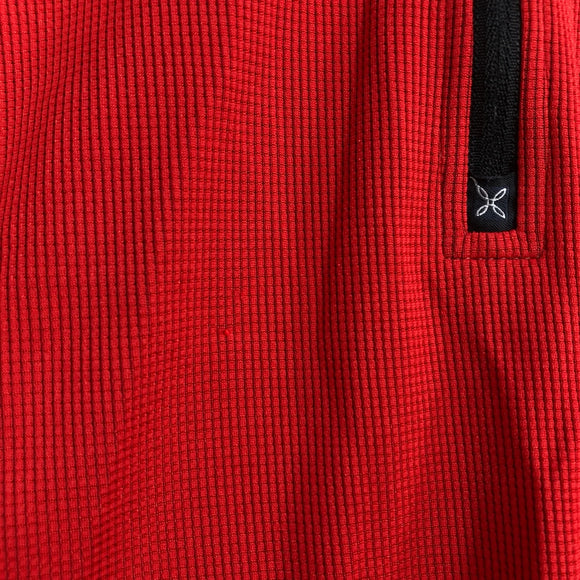【Women's S レッド系】 Montura ( モンチュラ ) ハーフジップ ロングスリーブティー Half Zip Long Sleeve Tee ポリエステル ウェア トップス インナー シャツ ロングスリーブシャツ 化繊 z00059345  化繊 ロング