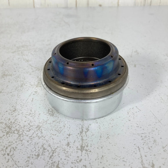 【OneSize グレー系】 Evernew ( エバニュー ) ティーアイ アルコール ストーブ Ti Alcohol Stove 日本製 / 純チタン / 34g チタン クックウェア バーナー ストーブ z00061205  バーナー ストーブ クックウェア