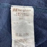 【Men's M ネイビー系】 Berghaus ( バーグハウス ) クルーネック メリノウール ベースレイヤー Crow Neck Merino Wool Baselayer メリノウール ウェア トップス インナー シャツ ロングスリーブTシャツ クルーネック
