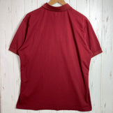 Montbell 男士 WIC Polo 衫，XL 码，红色。这款短袖涤纶 Polo 衫既可作上衣，也可作内搭。产品代码：z00056748。