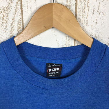 【Men's L ブルー系】 キャンプモア スタッフ Tシャツ Campmor Staff T-Shirts アメリカ製 米国ニュージャージー州のアウトドアショップ 希少なアウトドアtシャツ フルーツオブザルームボディ 非売品 ビンテージ 入手困難 Interna - 【公式】2ndGEAR（セカンドギア）Webショップ【登山用品・アウトドア用品専門 買取販売店】